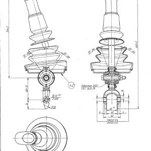 Рычаг переключения передач (Урал-М и ЕВРО-5)  32552-1703016-20