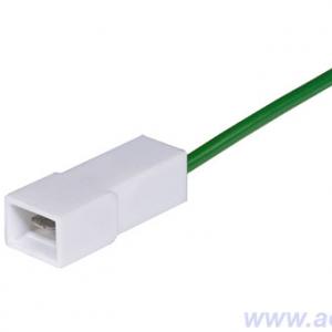 Колодка соединит.  1 конт. 6,3мм штырь (в сборе с проводом 1,50мм кв.) 9002СБ-1,50