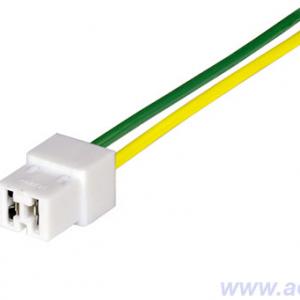 Колодка соединит.  2 конт. 6,3мм гнездо (в сборе с проводом 1,50мм кв.) 9003СБ-1,50