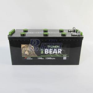 Батарея аккумуляторная 6ст-190 LA Медведь BatBEAR Ca/Са болт Россия