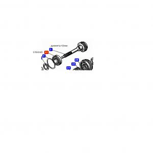 Вал первичный кпп ЯМЗ 236Н-1701027-Б Автодизель