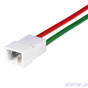 Колодка соединит. 2 конт. 6,3мм штырь (в сборе с проводом 2,50мм кв.)