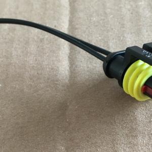 Разъем электрический 2-конт. овал  к фонарю 016.3731  50.3731-08 / TDK22152080A (ан.282080-01) герметичный