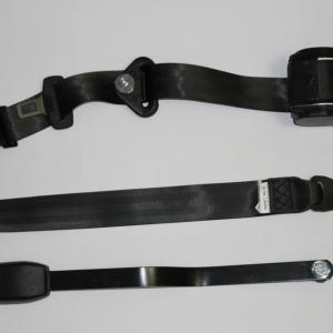 Ремень безопасности ГАЗельСобольВалдай (поясной,средн.пассажир) (к-т:ремень мягкий длинный +ответная часть жесткая длинная 410мм.) 000-00-0011733-000