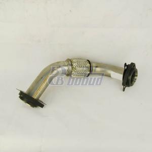 труба левая с компенсатором (вместо 59255 ; 59251) (Металлокомпенсатор) 000.4859.627.000-01