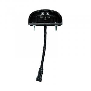 Фонарь освещения номерного знака ОНЗ 00-03 (между шпильк. 72мм, М6, под АМП) LED черный САКУРА