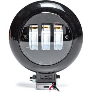 Фара дополн.круглая рассеив.свет12/24V; 30W 115*55*135 АЕ30R-6LED-55PC