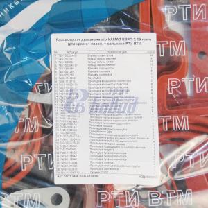 РК двигателя а/м КАМАЗ ЕВРО-2 39 наим. (рти красн + парон. + сальники РТ) ВТМ 1001 7406 ВТМ 39 наим. (5203030)