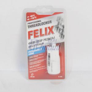 Фиксатор резьбы синий проф, анаэробный разъемный   6мл FELIX