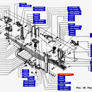 Амортизатор (ход 300х475) УРАЛ, МАЗ,КрАЗ  50.5.2905005 ПААЗ