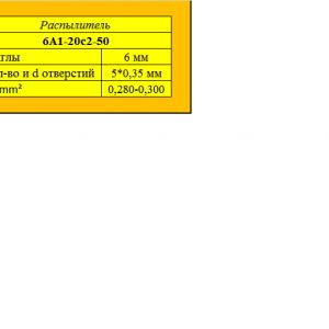Распылитель Д-240,-240Л,-241,-242,-243  МТЗ-50,-80   6а1-20с2-50 (14.1112110)